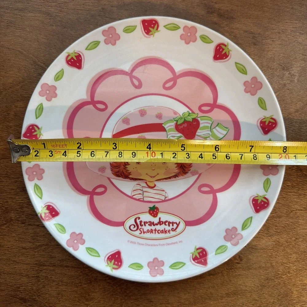 Vintage ZAK Strawberry Shortcake Vtg 2 Plates   American Greetings Lot 2 Pieces